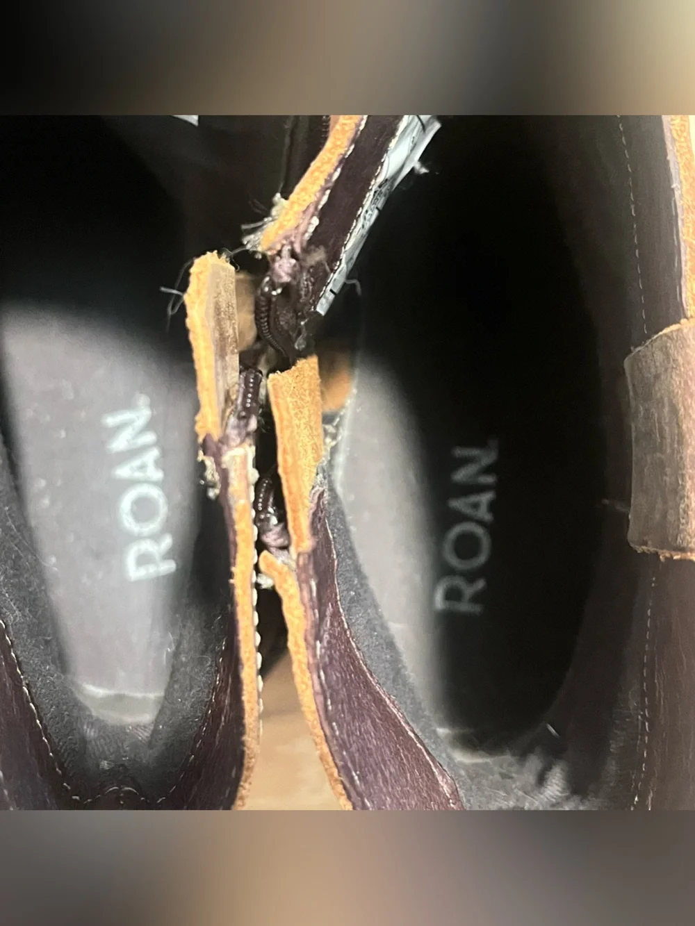 Roan Native II Men’s Leather Boots Size 11 Brown Western Workwear Tan Greenland